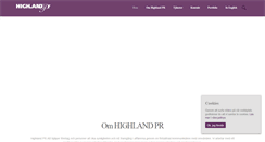 Desktop Screenshot of highlandpr.se
